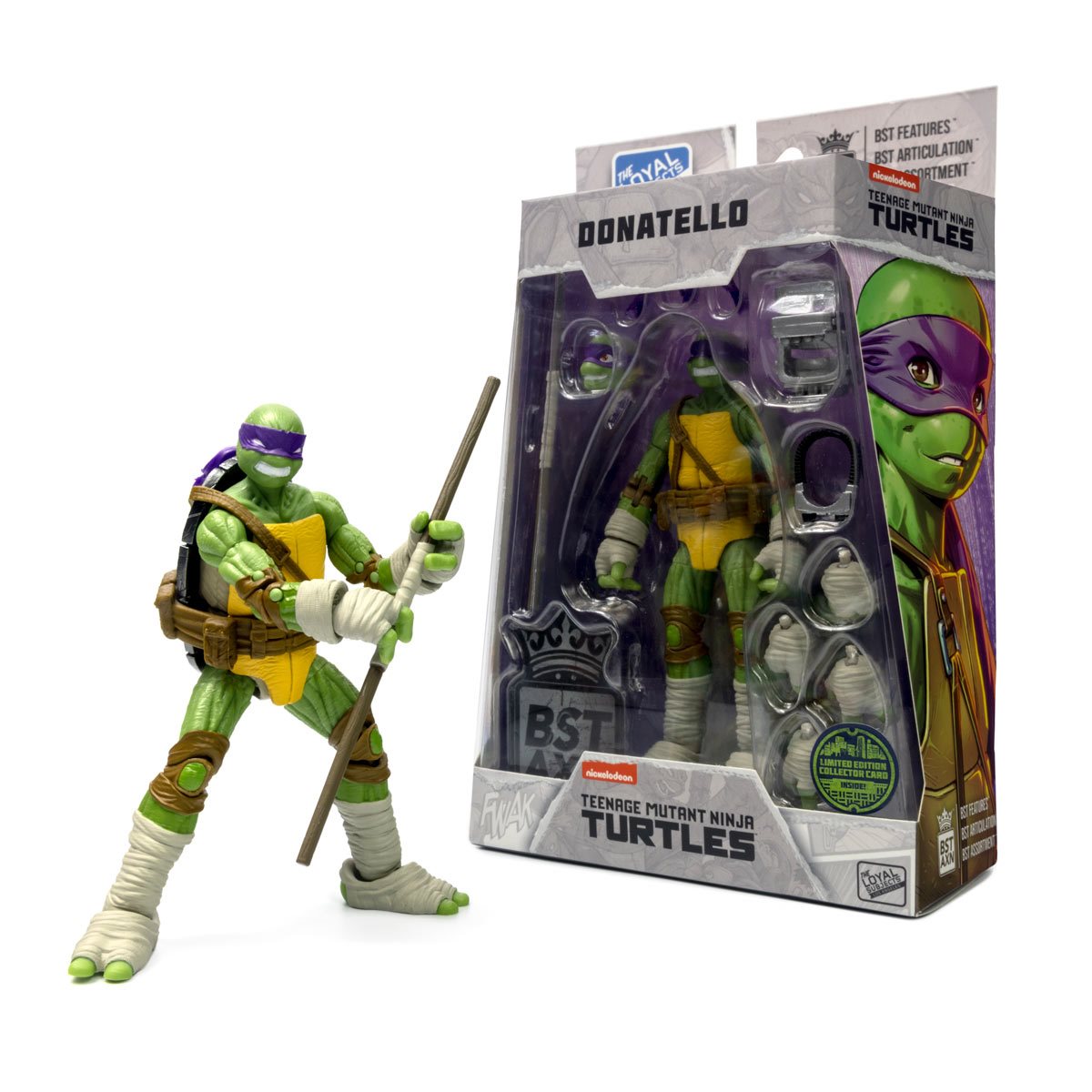 Bst Axn Figura Articulada Donatello 5 Pulg Las Tortugas Ninja By