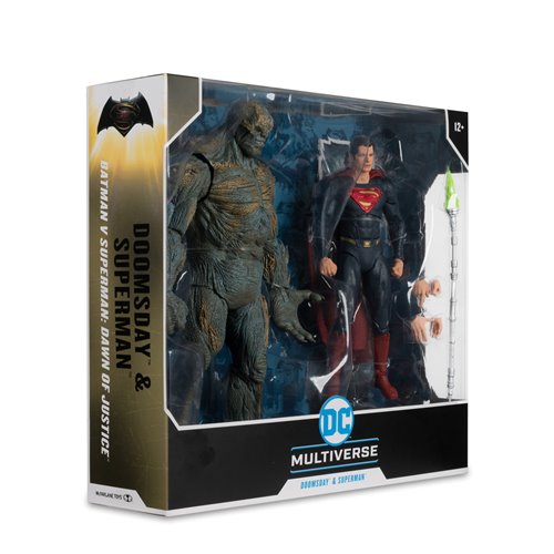 DC Multiverse Doomsday Megafig and Superman Batman v Superman: Dawn of Justice 7-Inch Scale Action F