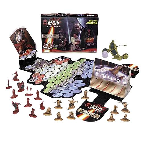 RARE Hasbro Star Wars Episode 1 Battle for Naboo 3d Action Board Game 1999  for sale online