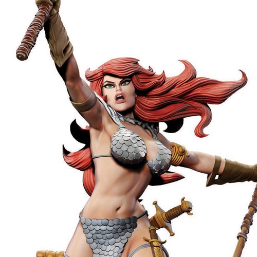 Red Sonja 45th Anniversary by Frank Thorne Statue
