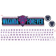 Black Panther: Wakanda Forever Peel and Stick Wall Decals with Alphabet