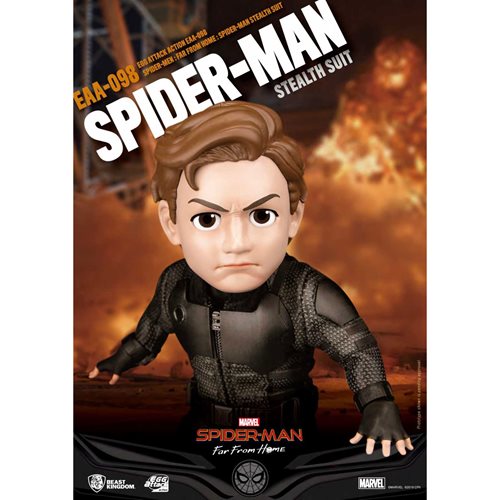 Spider-Man: Far From Home Spider-Man Steath Suit EAA-098 Action Figure - Previews Exclusive
