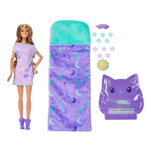 Barbie Sleepover Reveal Purple Doll and Accessories Barbie Sleepover Reveal Purple Doll and Accessories