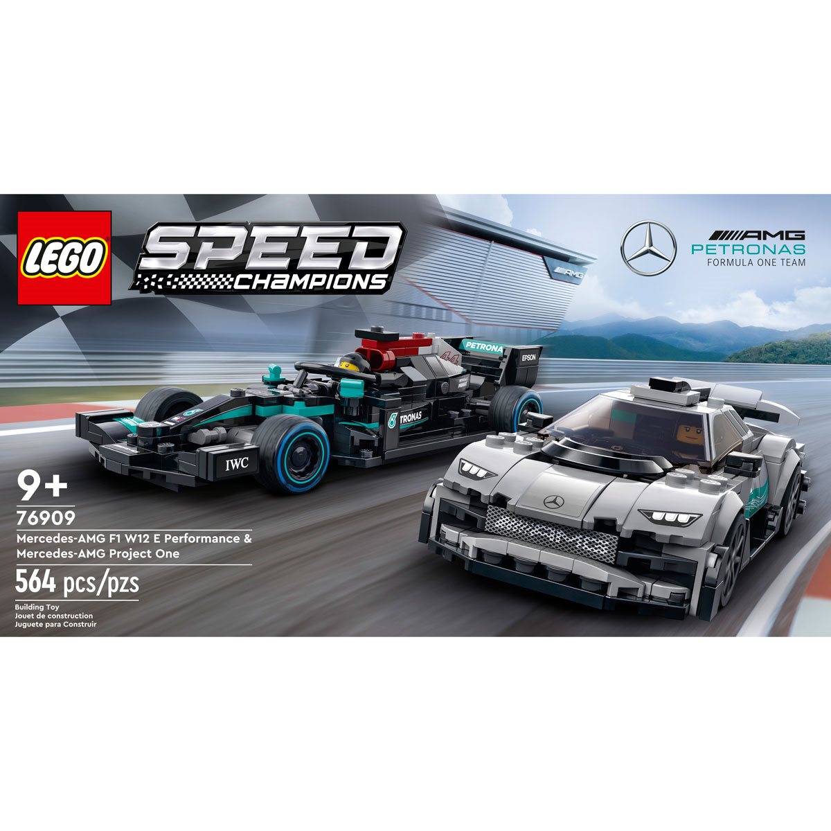 LEGO 76909 Mercedes-AMG F1 W12 E Performance & Mercedes-AMG