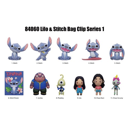 Lilo & Stitch Movie (2025) 3D Foam Bag Clip Display Case of 24