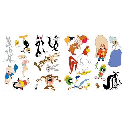 Looney Toons Peel and Stick Wall Decals