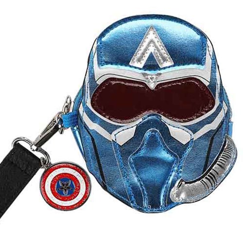 Marvel Captain America Brave New World 3D Wristlet Coin Pouch