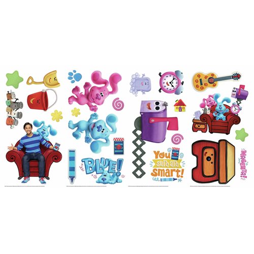 Blue's Clues Peel and Stick Wall Decals