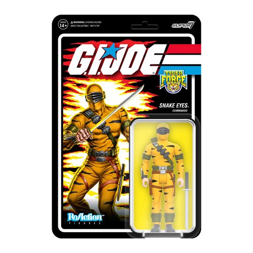 G.I. Joe Tiger Force Snake Eyes 3 3/4-Inch ReAction Figure