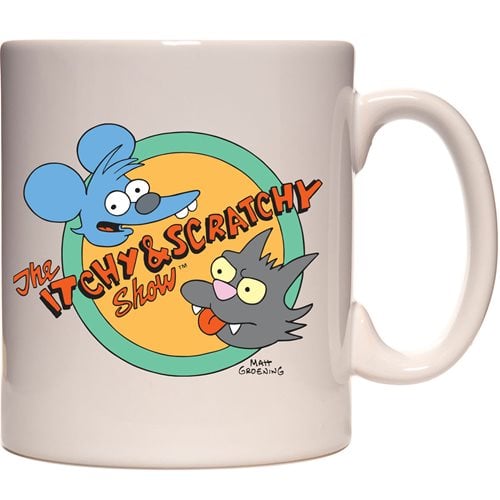 The Simpsons The Itchy & Scratchy Show Logo 11 oz. Mug