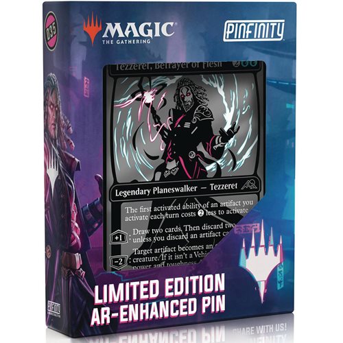 Magic: The Gathering Kamigawa: Neon Dynasty Tezzeret, Betrayer of Flesh Limited Edition Augmented Re