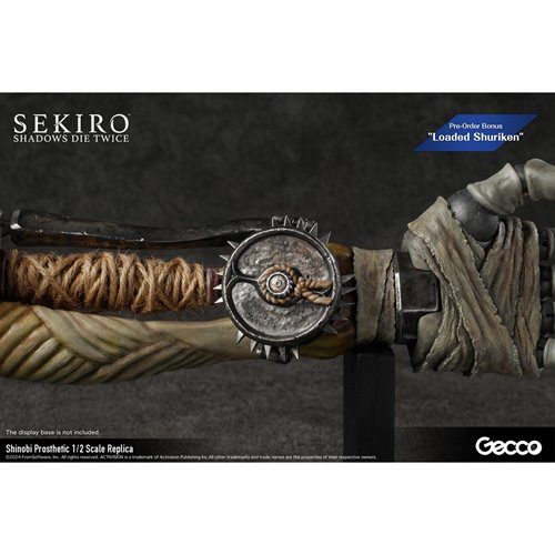 Sekiro: Shadows Die Twice Shinobi Prosthetic 1:2 Scale Replica