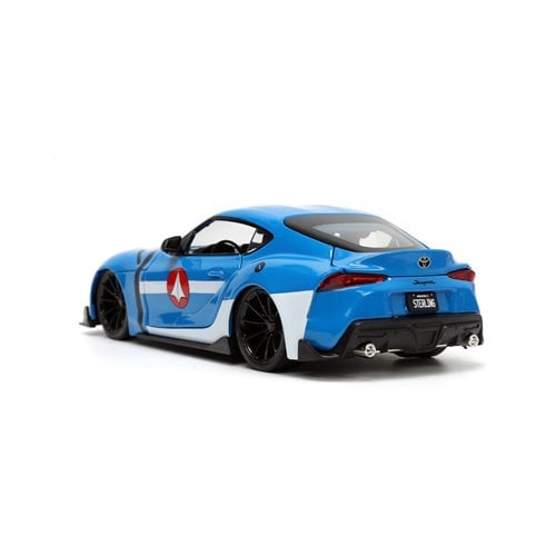 Robotech Hollywood Rides 2020 Toyota Supra 1:24 Scale Die-Cast Metal Vehicle with Max Sterling Figur