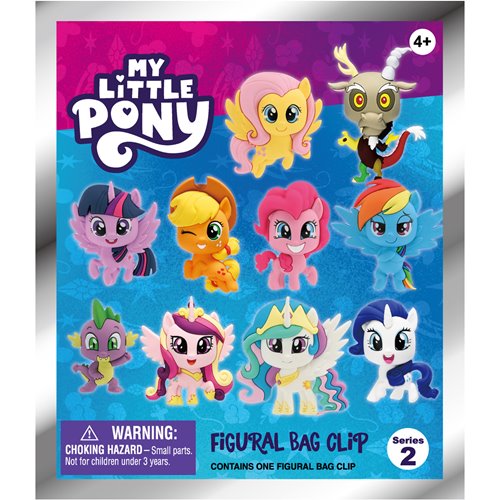 My Little Pony Series 2 3D Foam Bag Clip Random 6-Pack