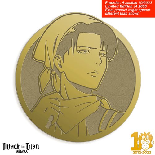 Attack on Titan Limited Edition Emblem Cleaning Levi Pin