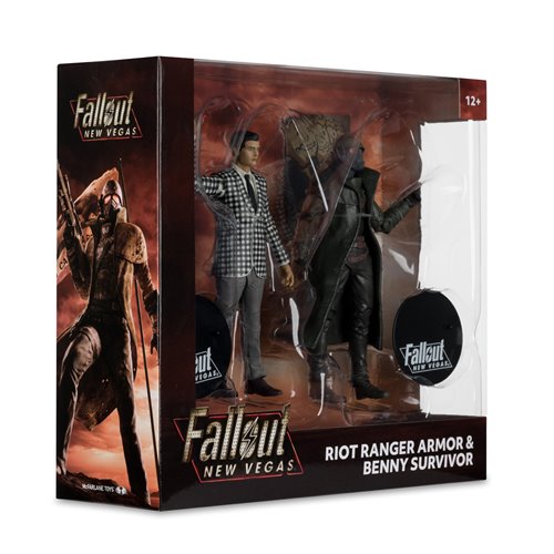 Fallout New Vegas Riot Ranger Armor and Benny 7-Inch Scale Action Figure 2-Pack - Exclusive