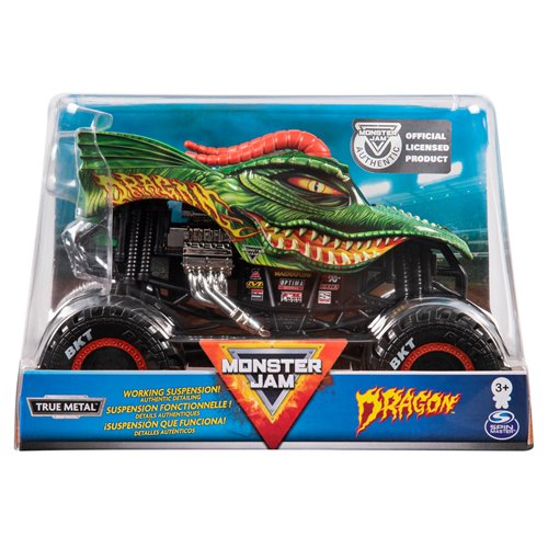 Monster Jam Monster Truck Mix 25 1:24 Scale Vehicle Case of 4