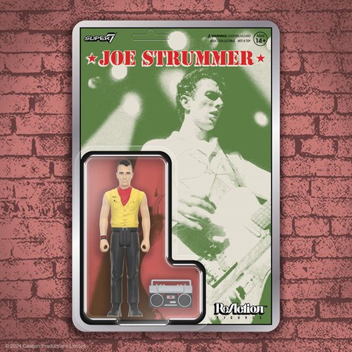 Joe Strummer (W2) 3 3/4-Inch ReAction Figure