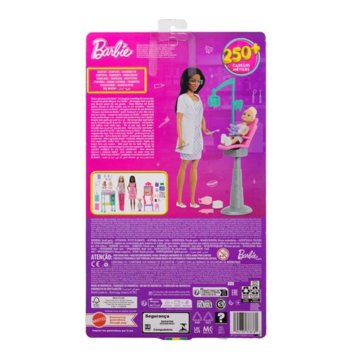 Barbie Careers Dentist Doll with Brown Hair