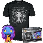 The Corpse Bride Emily Blacklight Funko Pop! Vinyl Figure #1370 and Adult T-Shirt 2-Pack