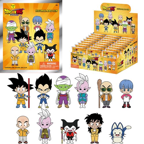 Dragon Ball Daima 3D Foam Bag Clip Display Case of 24