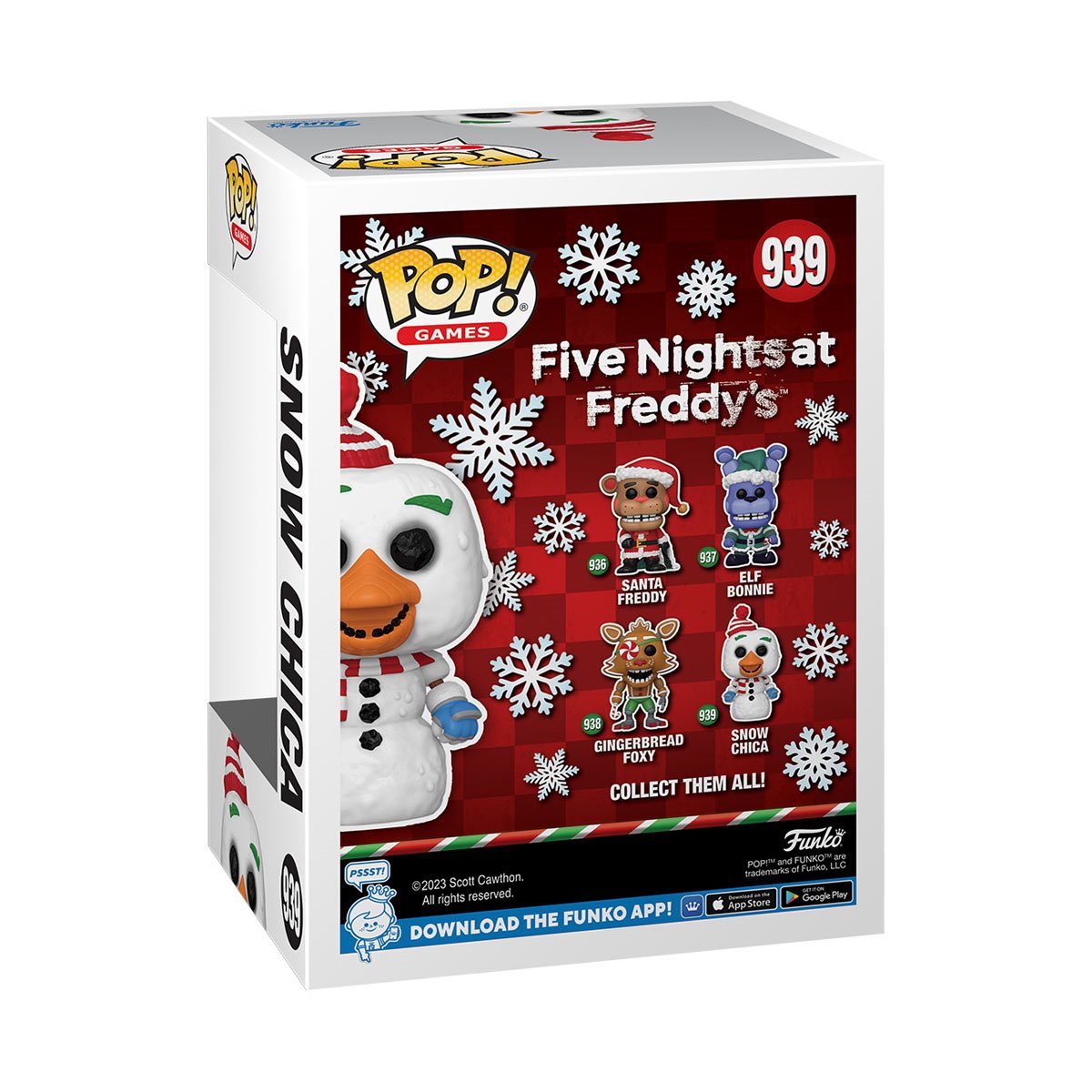 Five Nights at Freddy's Holiday Snow Chica Funko Pop! Vinyl Figure
