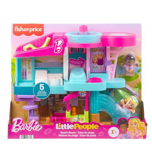 Little People Barbie Beach House Playset