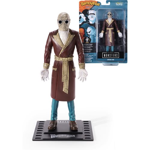 Universal Monsters Invisible Man Bendyfigs Action Figure