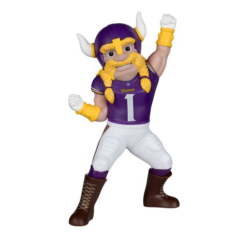 NFL SportsPicks Minnesota Vikings Viktor the Viking Mascot 8-Inch Posed Figure