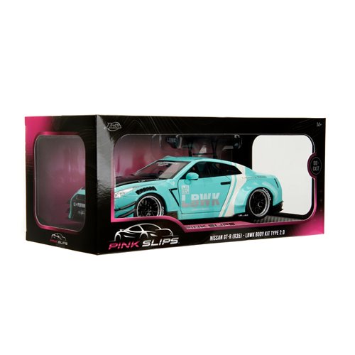 Pink Slips Wave 3 Nissan GT-R R35 LBWK Body Kit Type 2.0 1:18 Scale Die-Cast Metal Vehicle