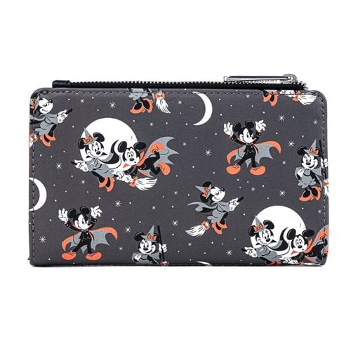 Disney Mickey and Minnie Halloween Flap Wallet
