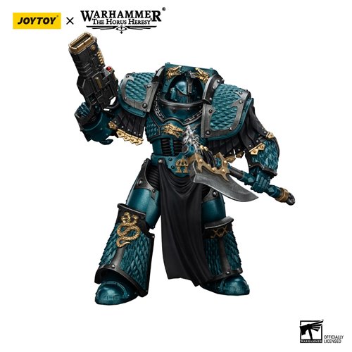 Joy Toy Warhammer The Horus Heresy Alpha Legion Lernaean Terminator with Volkite Charger 1:18 Scale