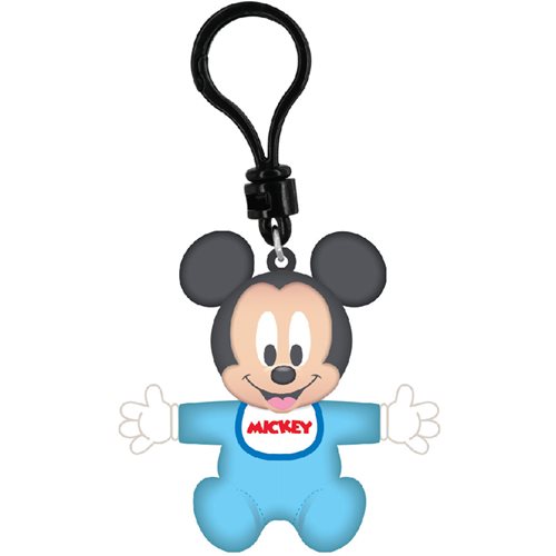 Baby Mickey Mouse Bendable 3D Foam Plush Bag Clip