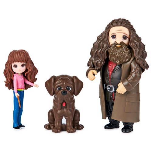 Harry Potter Wizarding World Hermione Granger and Rubeus Hagrid Magical Minis Doll Friendship Set
