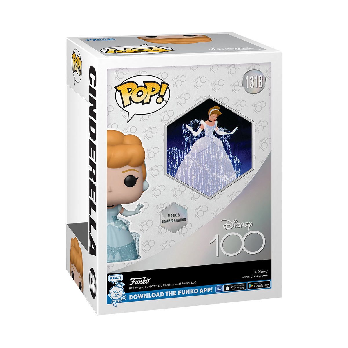 Funko Pop! Disney 100 [1318] - Cinderella (Diamond) (Special