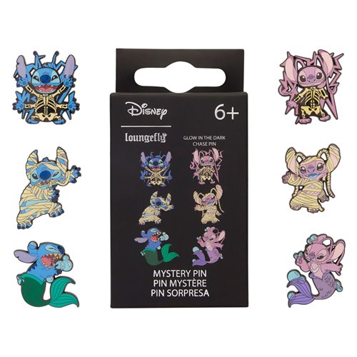 Lilo & Stitch Stitch and Angel Halloween Costume Mystery Box Pin Random 2-Pack