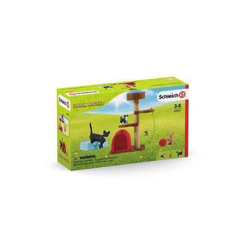 Farm World Playtime for Cute Cats Playset