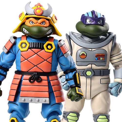 Teenage Mutant Ninja Turtles (1987 Cartoon) Space Adventure & Samurai Turtles 7-Inch Scale Action Figure 2-Pack