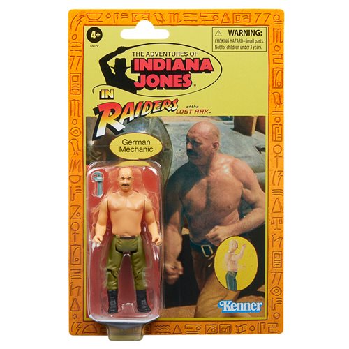 Indiana Jones and the Raiders of the Lost Ark Retro Collection German Mechanic 3 3/4-Inch Action Fig