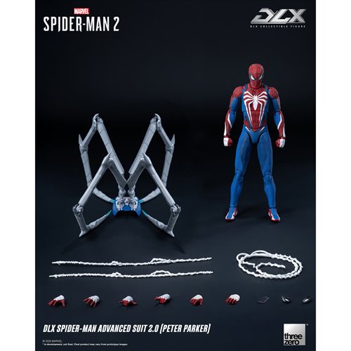 Marvel's Spider-Man 2: Spider-Man Advanced Suit 2.0 Peter Parker DLX Action Figure