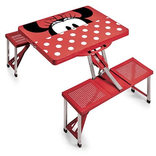 Minnie Mouser Portable Folding Table with Seats