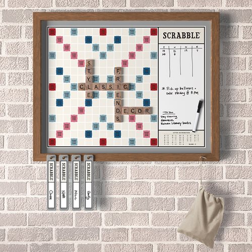 Scrabble Deluxe 2-in-1 Vintage Wall Edition
