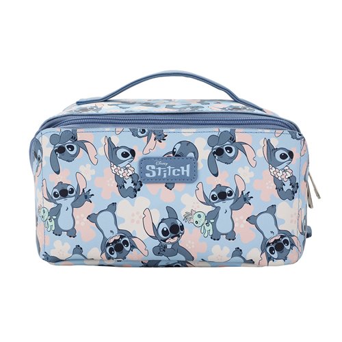Lilo & Stitch Stitch Floral All Over Print Cosmetic Bag