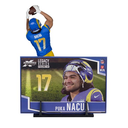 NFL SportsPicks 2025 Los Angeles Rams Puka Nacua 7-Inch Scale Posed Figure