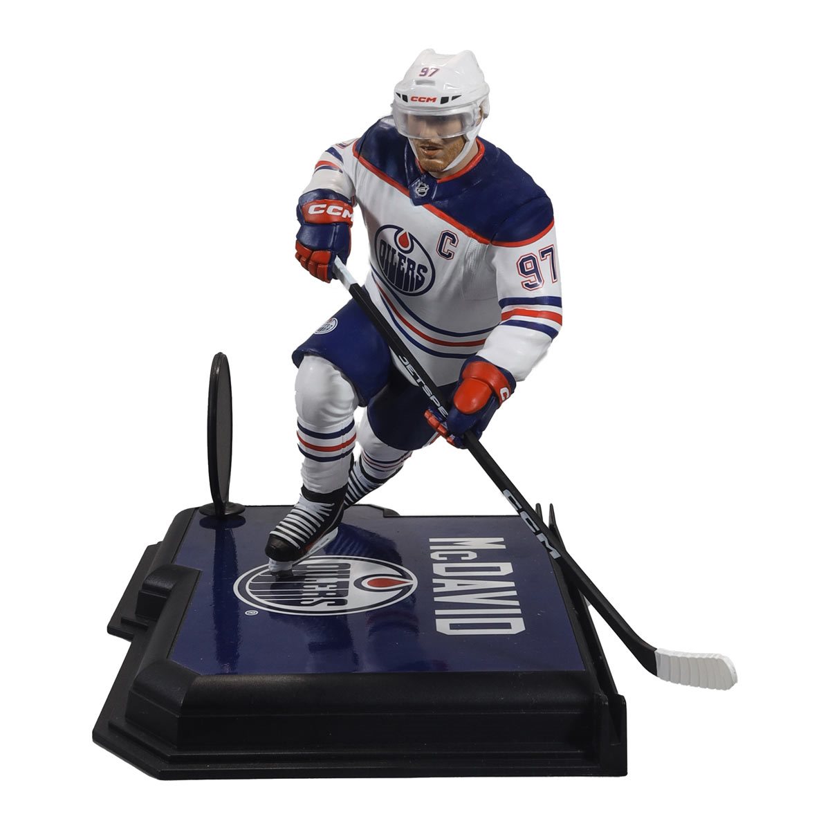 NHL SportsPicks Edmonton Oilers Connor McDavid 7-Inch Scale Posed