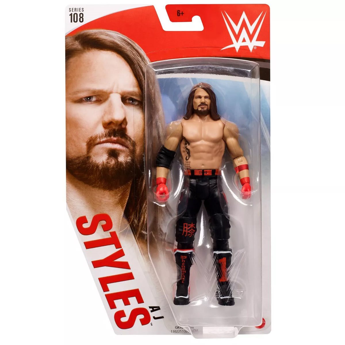 AJ Styles WWE Mattel Basic Series 82 Brand New Action Figure Toy Mint Package