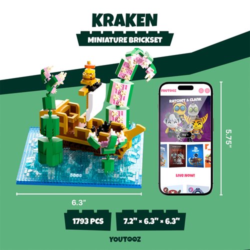 Sea of Thieves Kraken Miniature Brickset