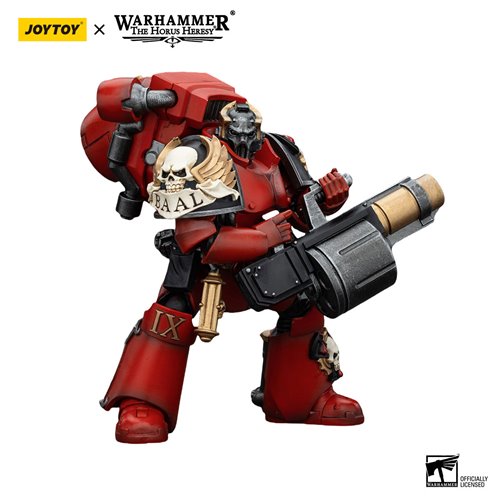 Joy Toy Warhammer Horus Heresy Blood Angels Tears Squad Arch-Erelim with Grenade Launcher 1:18 Scale