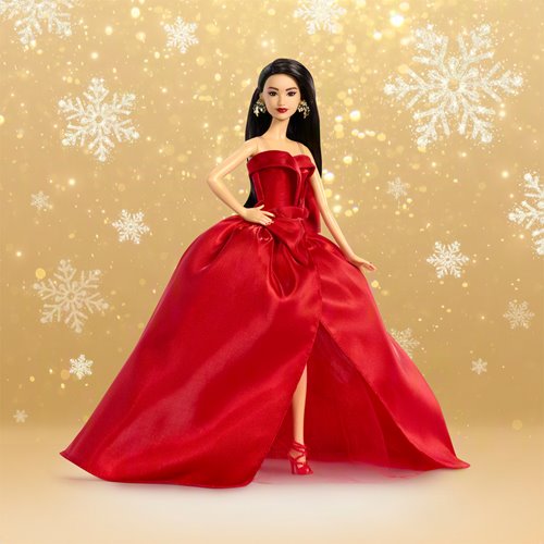 Barbie 2026 Holiday Barbie Doll with Black Hair