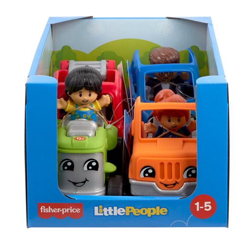 Fisher-Price Little People Small Vehicle Case of 4